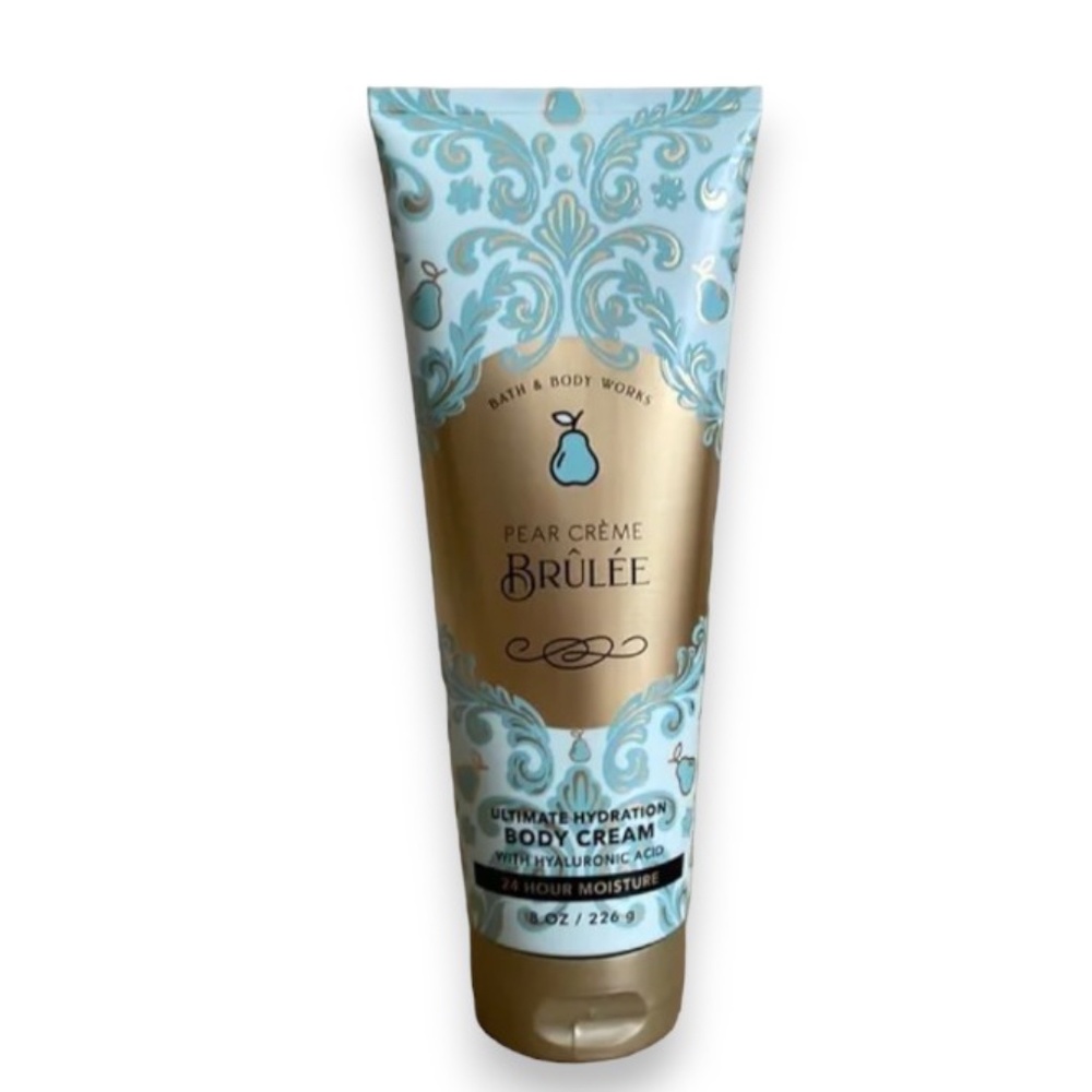 🌈 $15  Bath and Bodyworks Pear Creme Brûlée 8oz Body Cream